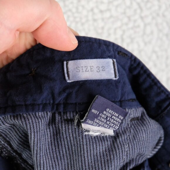 Madewell Pants Womens 32 Navy Blue Widelegger Lightweight Cotton Summer 29L - Picture 11 of 13